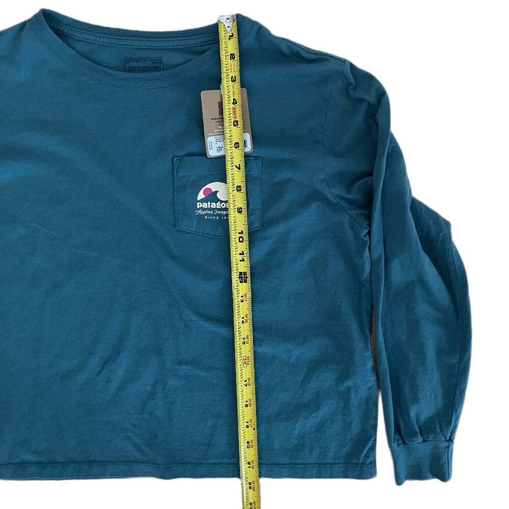 Patagonia Women’s Imagination easy cut pocket shirt wetland blue Size M & L NWT - Picture 15 of 16